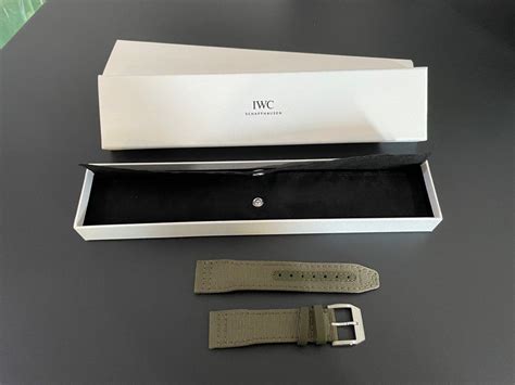 iwc textile strap 20mm|iwc schaffhausen bracelets.